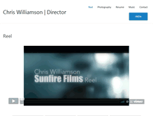 Tablet Screenshot of chriswillfilm.com